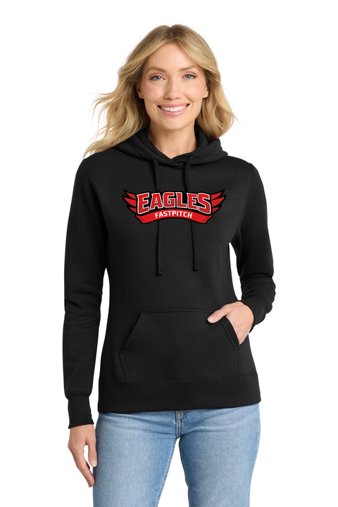 Women's Fit Super Soft Port & Co Hoodie - EP Fastpitch