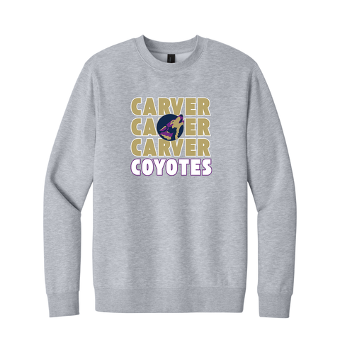 Adult Port & Co Fleece Value Crewneck Unisex Sweatshirt - Carver Elementary