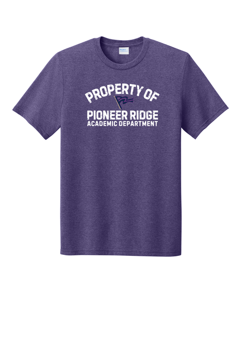 Property Of Tri-Blend Adult Unisex T-Shirt - Pioneer Ridge Middle School
