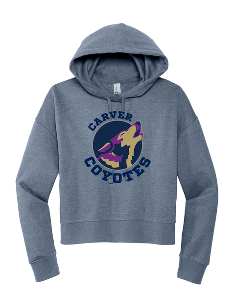 Women's Slight Cropped Hoodie - Carver Elementary