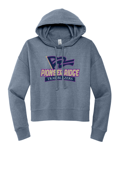 Women's Slight Cropped Hoodie - Pioneer Ridge Middle School