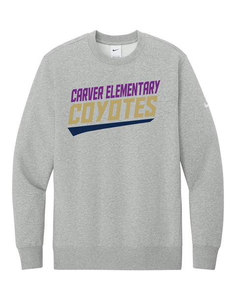 Nike Club Fleece Unisex Crewneck - Carver Elementary