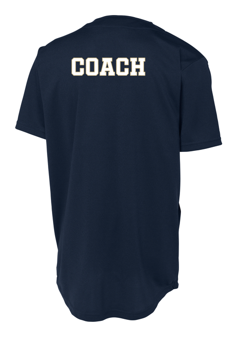 Fan & Coach Custom Button-Up Jersey - Chan Storm Softball