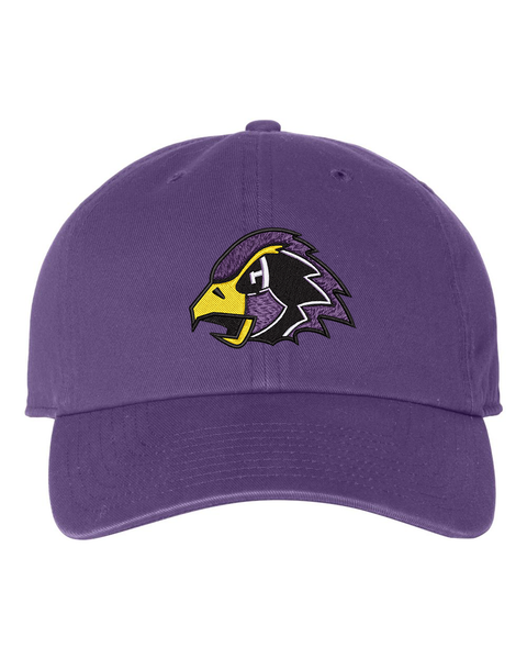 Chaska Hawks Purple Embroidered Cleanup Unstructured Hat
