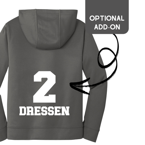Youth Mid-Weight Fleece Hoodie - Blaze Fastpitch