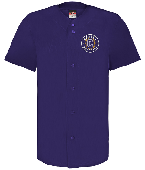 Fan & Coach Custom Button-Up Jersey - Chaska Softball