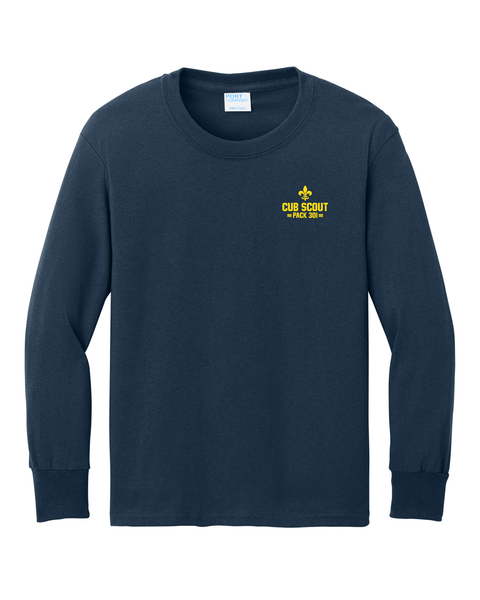 Adult Unisex & Womens Long-Sleeve Cotton Tee - Pack 301