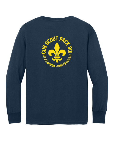 Adult Unisex & Womens Long-Sleeve Cotton Tee - Pack 301