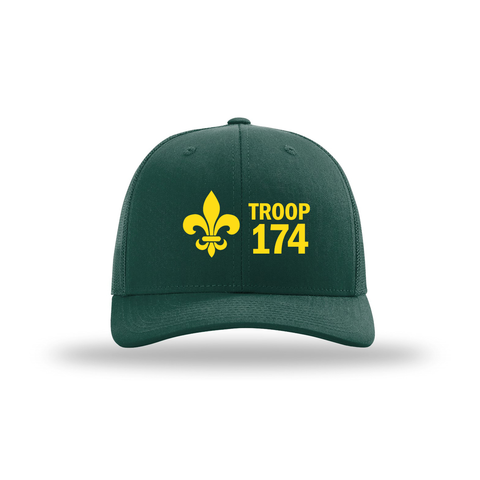 Richardson 112 Hat Black - Troop 174