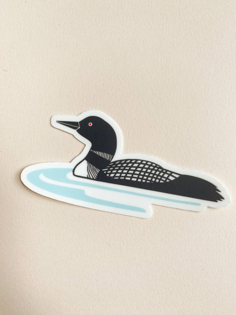 Loon Midwest Up North Vinyl Sticker 