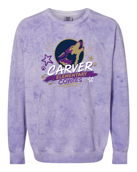 Comfort Colors Color Blast Unisex Sweatshirt - Carver Elementary