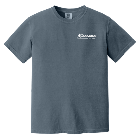 Minnesota Icons Line Art Comfort Colors Garment-Dyed Tee
