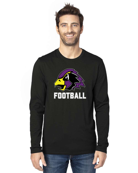 Chaska Hawks Football Long-Sleeve Tri-Blend Tee