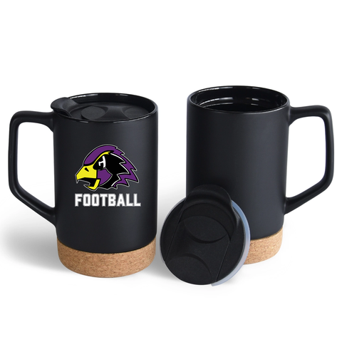 Chaska Hawks Football - 17oz Insulated Coffee Mug
