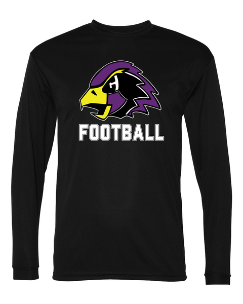 Chaska Hawks Football Long-Sleeve Performance Tee - Adult & Youth
