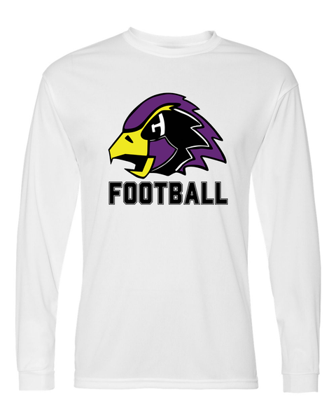 Chaska Hawks Football Long-Sleeve Performance Tee - Adult & Youth