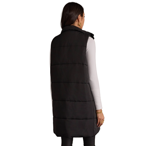 Women's Sleeveless Long Vest - CCHA Hockey - Embroidered