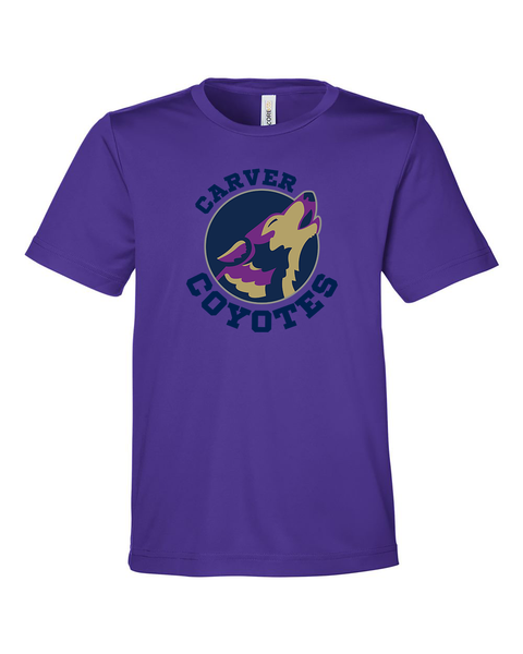 FAV: Youth Short-Sleeve Softball Performance Tee - Carver Elementary