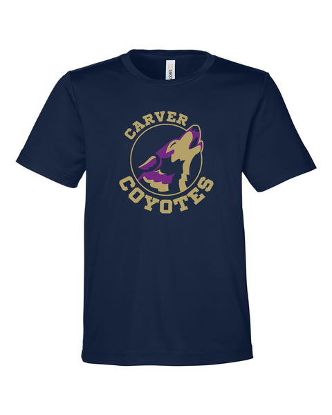 FAV: Youth Short-Sleeve Softball Performance Tee - Carver Elementary