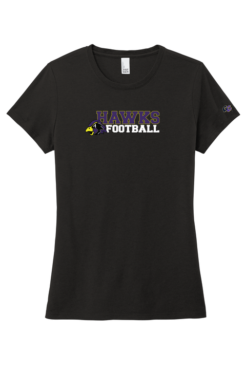 Women's Ultra-Soft Tee - CCFA Hawks Football