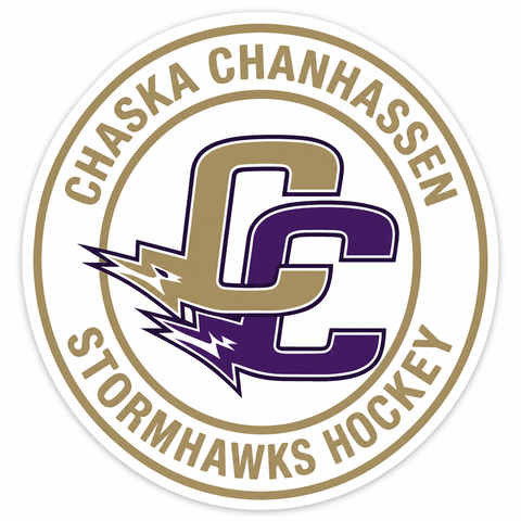CCHA Hockey Vinyl Stickers - Various Sizes