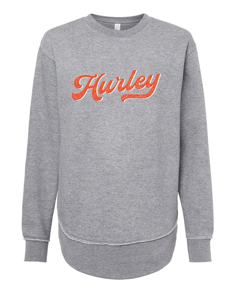 Hurley Women's Longer-Length Relaxed Fit Sweatshirt
