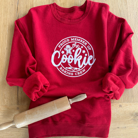 Holiday Cookie Baking Crew Sweatshirt