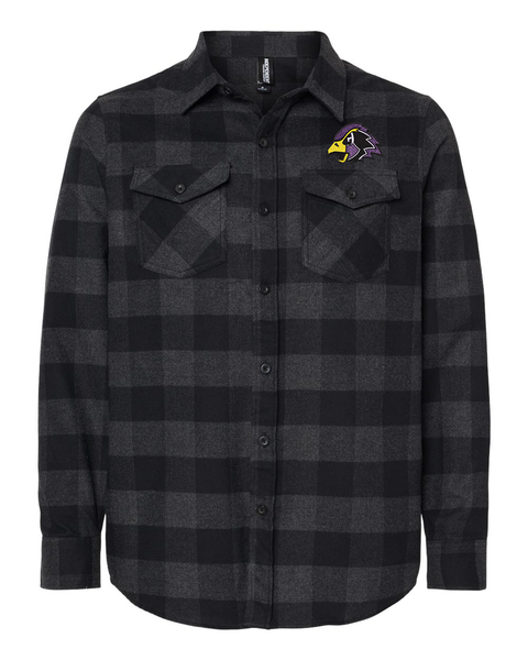 Hawks Button-Down Flannel, Hawks Logo Patch