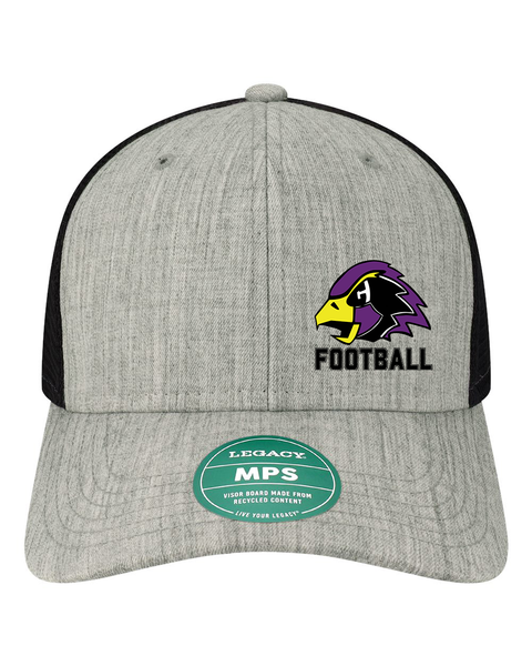 Chaska Hawks Football - Legacy Gray Trucker Snapback Cap