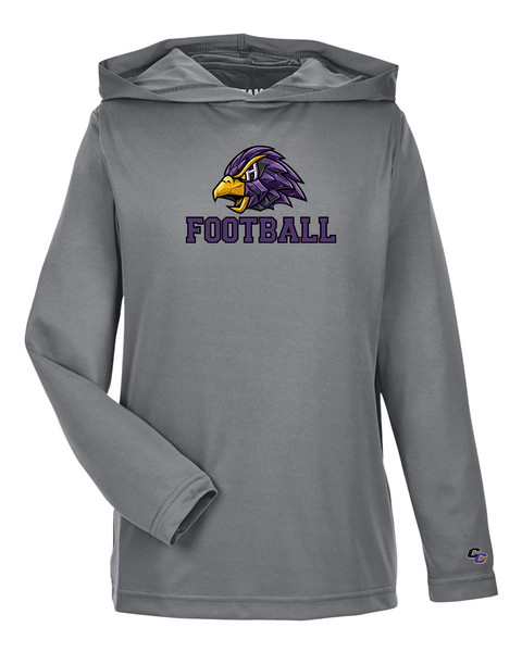 Youth Long-Sleeve Performance Hoodie - CCFA Hawks