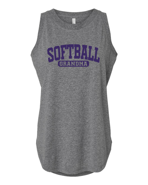 FAV: Softball Mom or Grandma Women's Full-Coverage Tank Top