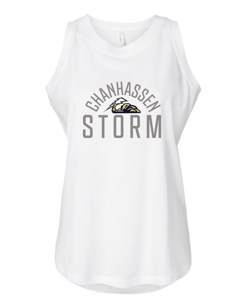 Chan Storm Arched Modern Logo Tank - Girls & Womens
