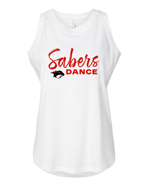 Shakopee Sabers Dance Script Tank - Girls & Womens Sizes