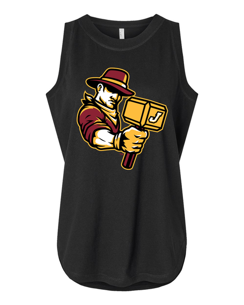 Jordan Hubmen Full Front Logo Tank Top - Girls & Womens Fits