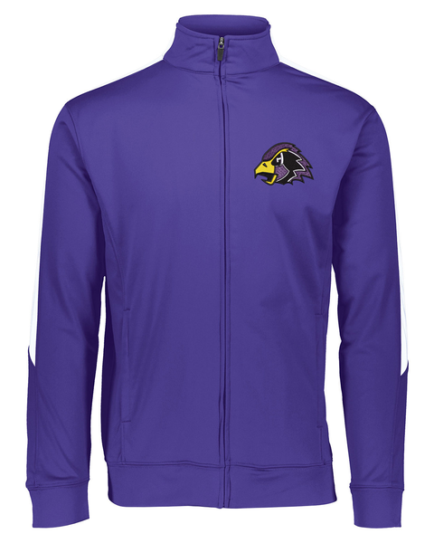 Chaska Hawks Purple Warm Up Jacket, Youth - Customizable