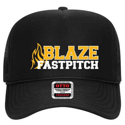 Adult Foam Trucker Hat - Blaze Fastpitch