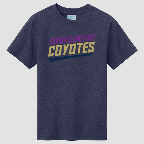 Youth Tri-Blend Tee, District Brand - Carver Elementary