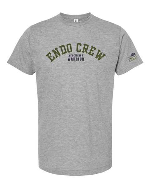 MN Endo Crew Tri-Blend Tee, Grey - Select Your Warrior