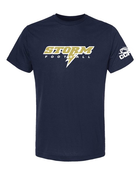 CCFA Storm Football Logo Ultra-Soft Tee - Adult & Youth