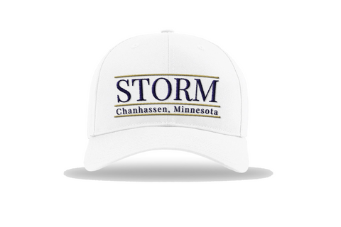 CCFA-Exclusive, Storm Retro Bar Snapback Hat - Richardson Twill 90s-Era Cap