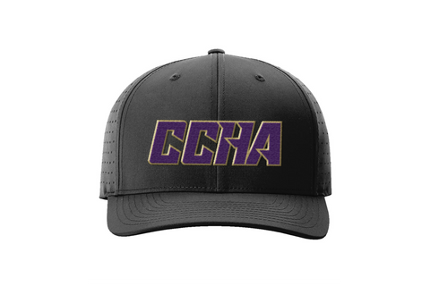 Richardson 632 Performance Hat - CCHA Hockey Embroidered - Black