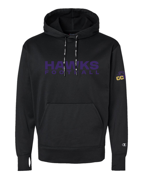 CCFA Hawks Football Champion Hoodie, Unisex & Womens