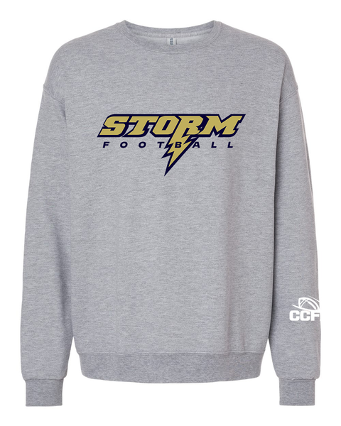 CCFA Storm Football Logo Ultimate Crewneck Sweatshirt