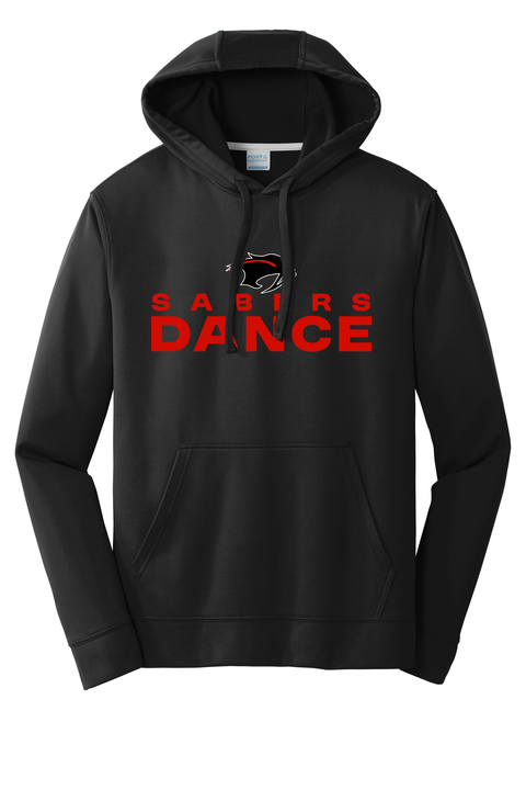 Shakopee Sabers Dance Black Performance Hoodie - Youth & Adult Sizes