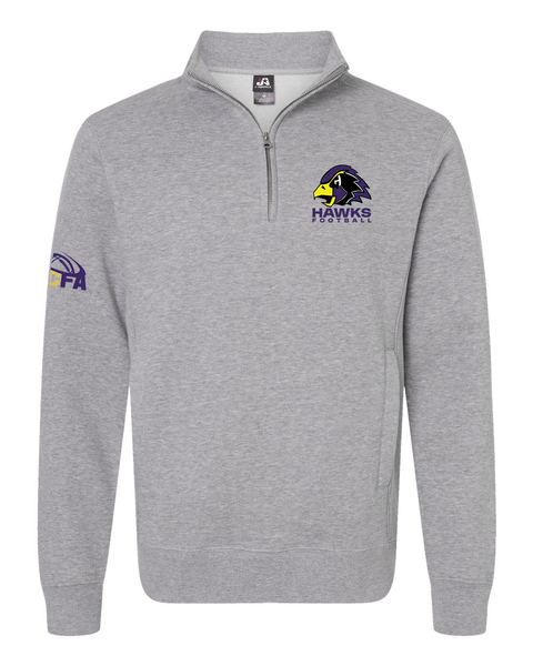 CCFA Hawks Football Unisex Quarter-Zip Pullover