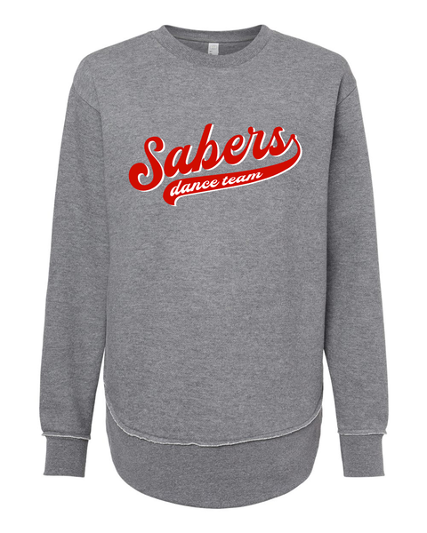 Sabers Dance Team Women's Long, Relaxed Fit Sweatshirt
