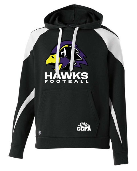 CCFA Hawks Football Prospect Hoodie, Toddler-Adult Sizing