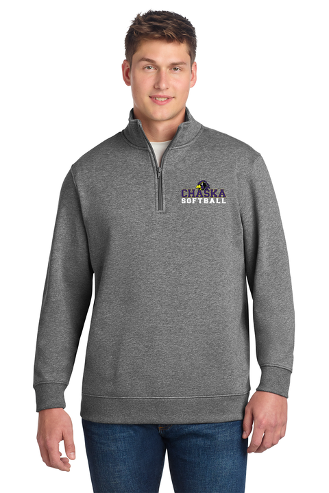 Tall Adult Unisex Quarter-Zip - Chaska Softball