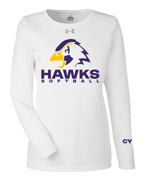 Chaska Hawks Softball Adult Under Armour Long-Sleeve Tee