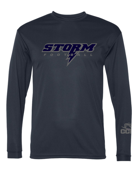 CCFA Storm Football Long-Sleeve Performance Tee - Adult & Youth